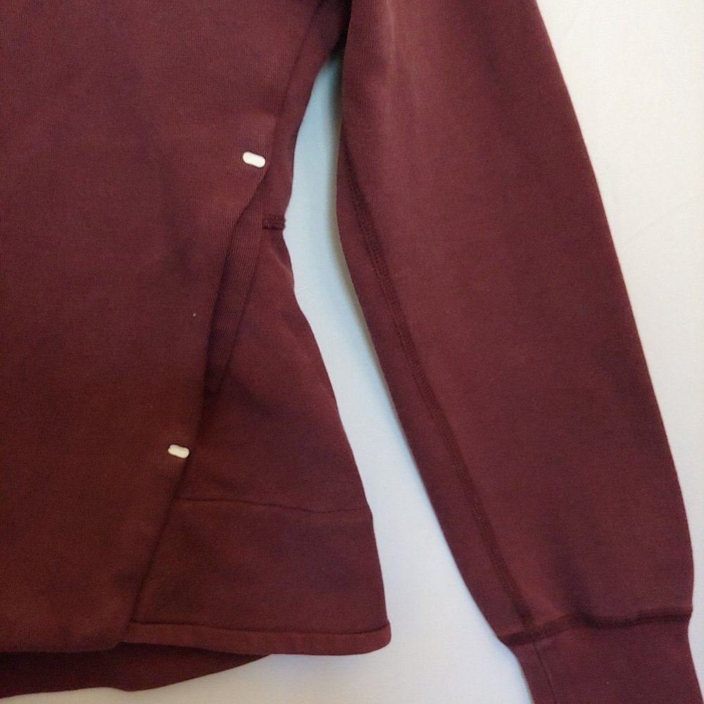 Nike womens fleece Windrunner full zip hoodie in plum 930759-652 XS - Picture 5 of 16